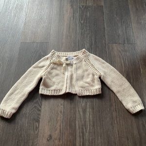 4/$20 Baby Gap Open Knit Crop Cardigan Sz 2